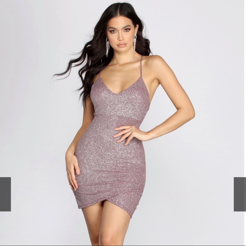 Windsor Glow in Glitter Dress NWT***